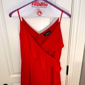 Lulu’s Dreamers Dream Ruffle High Low Dress